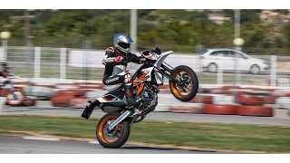 Ktm 690 smc R Wheelie - 2nd to 6th Gear & Top Speed