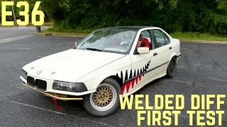 BMW E36 325i Welded Diff First Drift Test