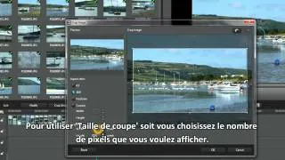 PowerDirector 10 tutoriel - Comment utiliser l'éditeur de découpe d'image