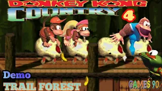 DKC 4, STAGE DEMO TRAIL FOREST.