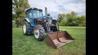 Ford 7710 MFWD Tractor with Westendorf BTA26 Loader, 6,232 Hours, Dual Range Transmission