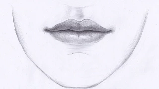 Как рисовать ГУБЫ ЧЕЛОВЕКА карандашом. Урок 59. How to draw lips