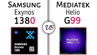 SAMSUNG Exynos 1380 vs MediaTek Helio G99 | what's a better for You !