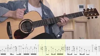 Fingerstyle Tabs | BTS - Butter | Sungha Jung Tabs | Guitar Cover