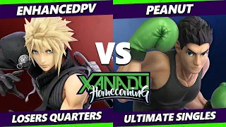 Xanadu Homecoming Top 8 - Peanut (Little Mac) Vs. enhancedpv (Cloud) Smash Ultimate - SSBU