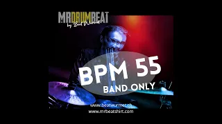 BPM 55 drumless track MOON for Drummer