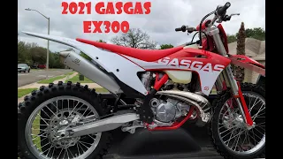 2021 GasGas EX 300 First ride shakedown and break in