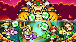 Yoshi's Island DS - No Damage 100% Walkthrough (World 5 + Final Boss & Ending)