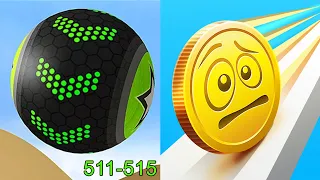 Going Balls VS Coin Rush Android iOS Gameplay (Level 511-515)