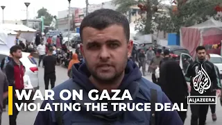 Hamas is accusing Israel of violating the truce deal.