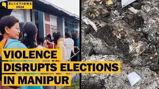 Manipur: Booths Captured, One Shot in Gun Violence on Voting Day | Lok Sabha Elections 2024