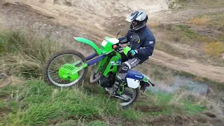 Kawasaki KMX 200 1989 hillclimb, jump, hard enduro obstacles