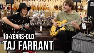 13-years-old Taj Farrant jamming with Michael Lemmo