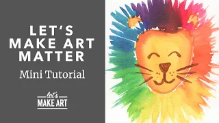 Let's Make Art Matter | Children's Watercolor Art Activity by Nicole Miyuki of Let's Make Art