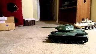 T-34 with sticky tracks.