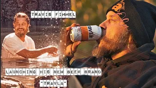 Travis Fimmel launching his new beer " TRAVLA" 🧡🇦🇺 🦘 Australia's lager " Don't fence me in " 🍺