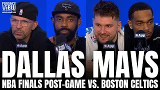 Kyrie Irving, Luka Doncic, PJ Washington & Jason Kidd on Dallas Mavs NBA Finals GM1 Loss vs. Boston