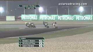 Round 6 Qatar - Underbone 115cc Race 2 Highlights - PETRONAS Asia Road Racing Championship