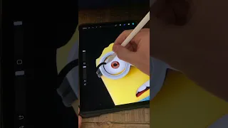 I made a quick Minion procreate animation. 💀🎨 #art #procreate #animation #minions #illumination