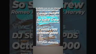 Who remembers So Solid Crew??? check out the live recording from MC Romeo's birthday bash Oct 2000 🔥