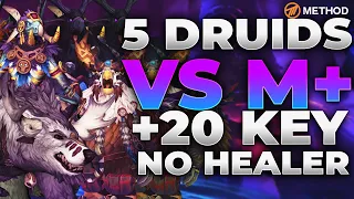 5 DRUIDS COMPLETE +20 KEY? NO HEALER!