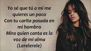 Alejandro Sanz Ft. Camila Cabello - Mi Persona Favorita (Letra/Lyrics)