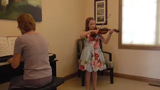 Molly Nagel Violin recital May 16 2020