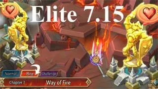 Lords Mobile :-  Elite  Chapter 7 Way of Fire Stage 7 -  15