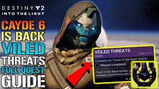 Destiny 2: "Veiled Threats" Full Quest Guide! How To Get The NEW Exotic Ship (Into The Light)