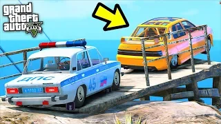 ПОГОНЯ В GTA 5 - УГОНЯЮ ОТ КОПОВ НА ВАЗ 2110! ЖИГУЛИ УХОДИТ ОТ КОПОВ! ⚡ГАРВИН