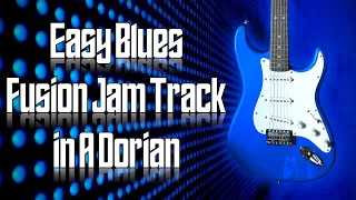 Easy Blues Fusion Jam Track in A Dorian 🎸 Guitar Backing Track