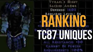 Diablo 2 - Rating EVERY TC87 Unique in Diablo 2