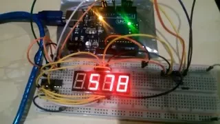 Arduino 4 digit 7 segment display with shift register