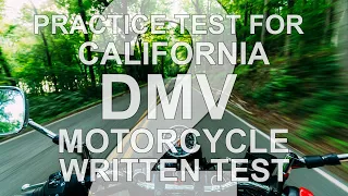 Ace Your California DMV Motorcycle Written Permit Test - Part 2