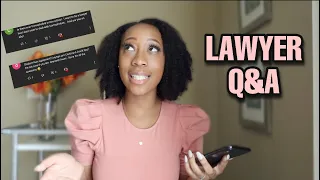 Lawyer Q&A | questions about law school and lawyer life
