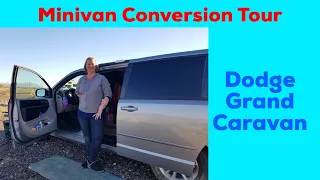 Minivan Camper Conversion - Easy DIY - Dodge Grand Caravan