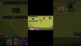 Royal Champion Vs Barbarian King |#shorts