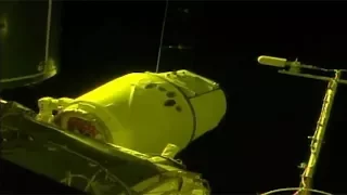 SpaceX CRS-12: Dragon berthing to the ISS, 16 August 2017