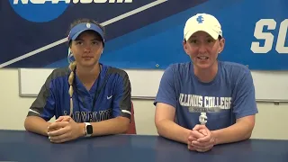 Illinois College Softball Interview at NCAA Regional