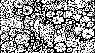 Floral zentangle art | zentangle patterns | How to draw zentangle