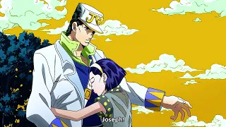 ジョジョ-Jotaro uses The World but still couldn't save Josuke's Grandpa and was bounced back in his face