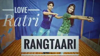 Rangtaari Dance Video   Loveratri   Vicky Sarraf Choreography  Aayush Sharma Yo Yo Honey Singh