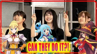 KonoSuba Voice Actors play games at Season 3 & Spinoff Event | Part 1