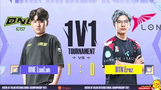 BÁN KẾT GIẢI ĐẤU SOLO 1v1 AIC 2021 _ DTN Erez vs ONE LunLun ván 2 _ AIC 2021 - Ngày 1_12_2021