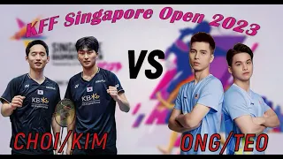 Defense Masters | MD | Ong/Teo (MAS) vs Choi/Kim (KOR) | Singapore Open 2023