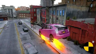 GTA 4 CRASH TESTING REAL CAR 416