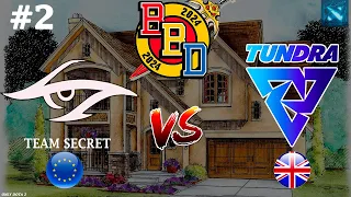 Secret vs Tundra #2 (BO3) BetBoom DACHA 2024