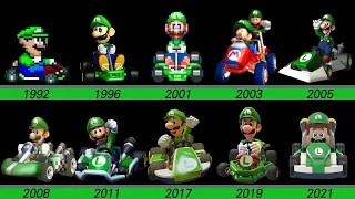 Evolution of Luigi Kart in Game and LEGO (1992 ~ 2021)