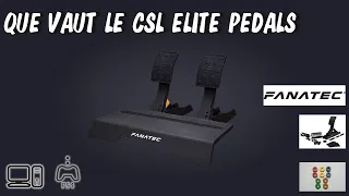 QUE VAUT LE FANATEC CSL ELITE PEDALS ?