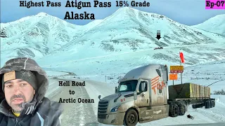 Scariest Drive to Alaska Highest Glacier 😱 | Prudhoe Bay | Deadhorse | Arctic Ocean